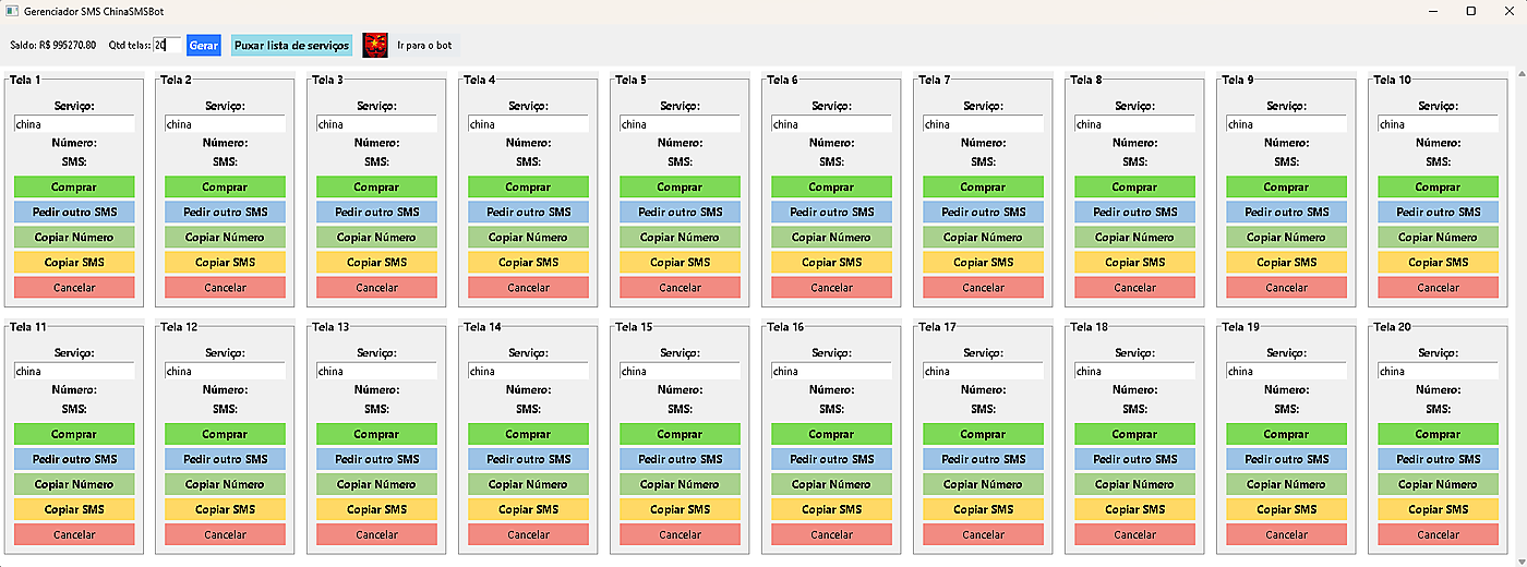 Gerenciador de SMS para Windows